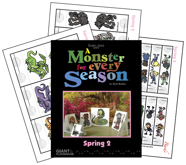 The Order of the Stick presents A Monster for Every Season: Spring 2