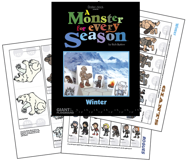 The Order of the Stick presents A Monster for Every Season: Winter