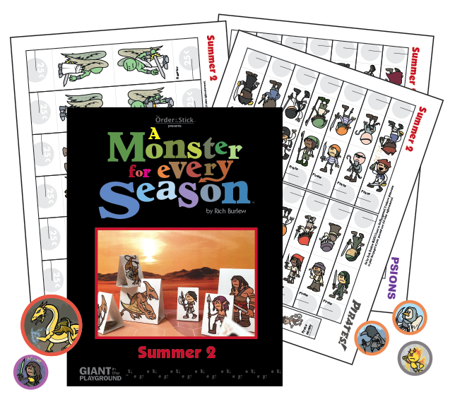 The Order of the Stick presents A Monster for Every Season: Summer 2